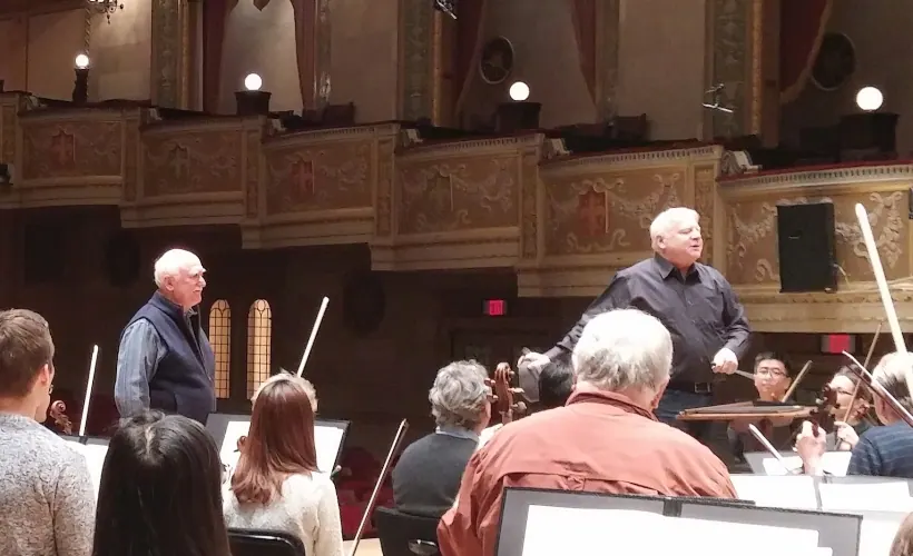 Jan Swafford introduced by Leonard Slatkin at the Detroit Symphony